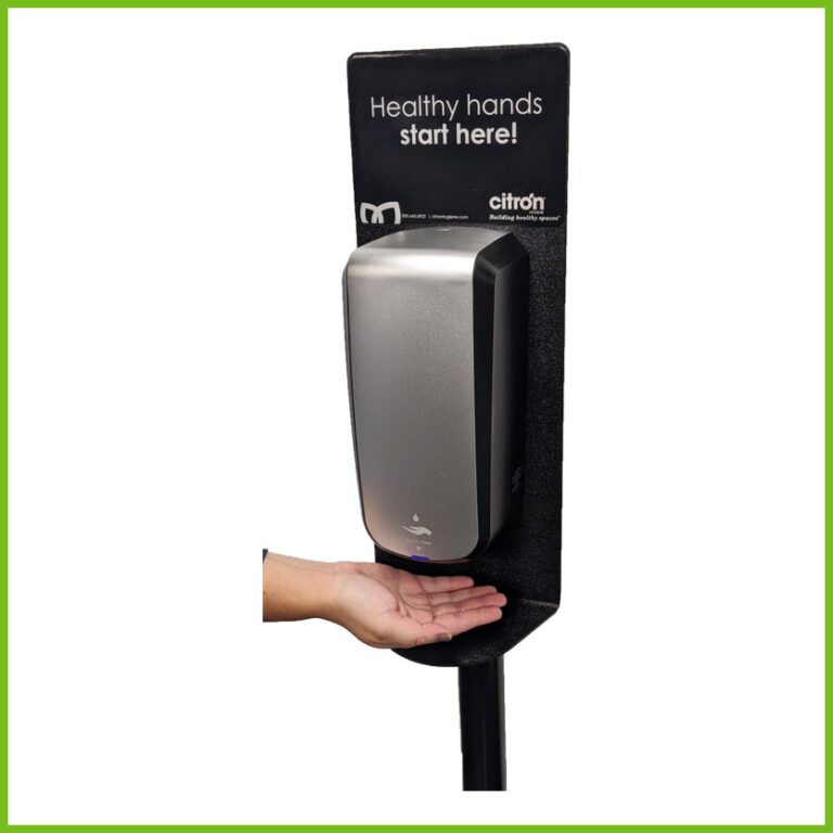 hand sanitizer stand