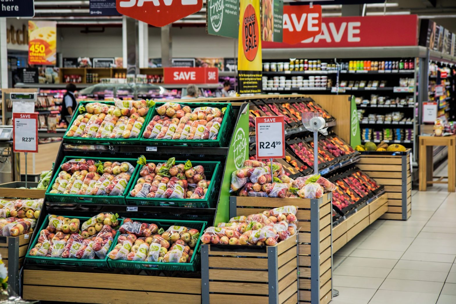 grocery store produce section