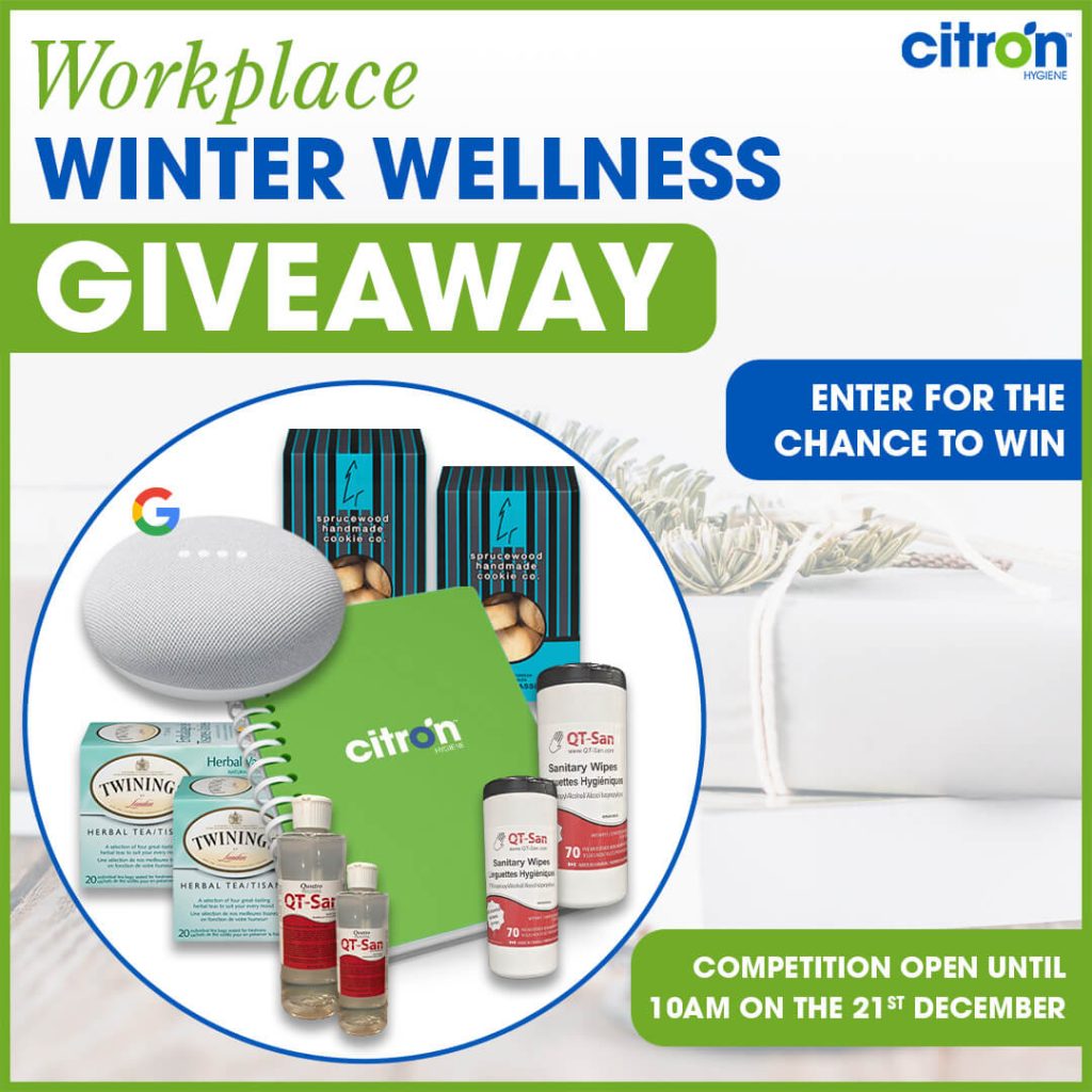 workplace winter wellness giveaway