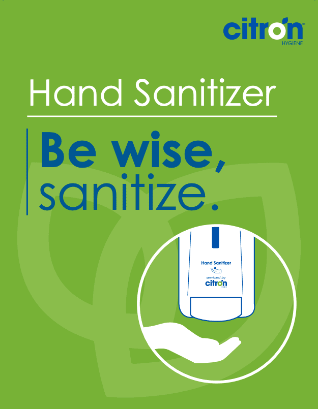 hand sanitizer poster