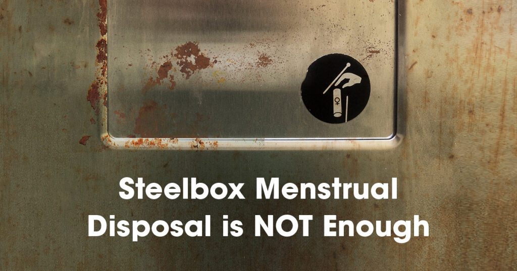 Metal menstrual hygiene waste disposal 